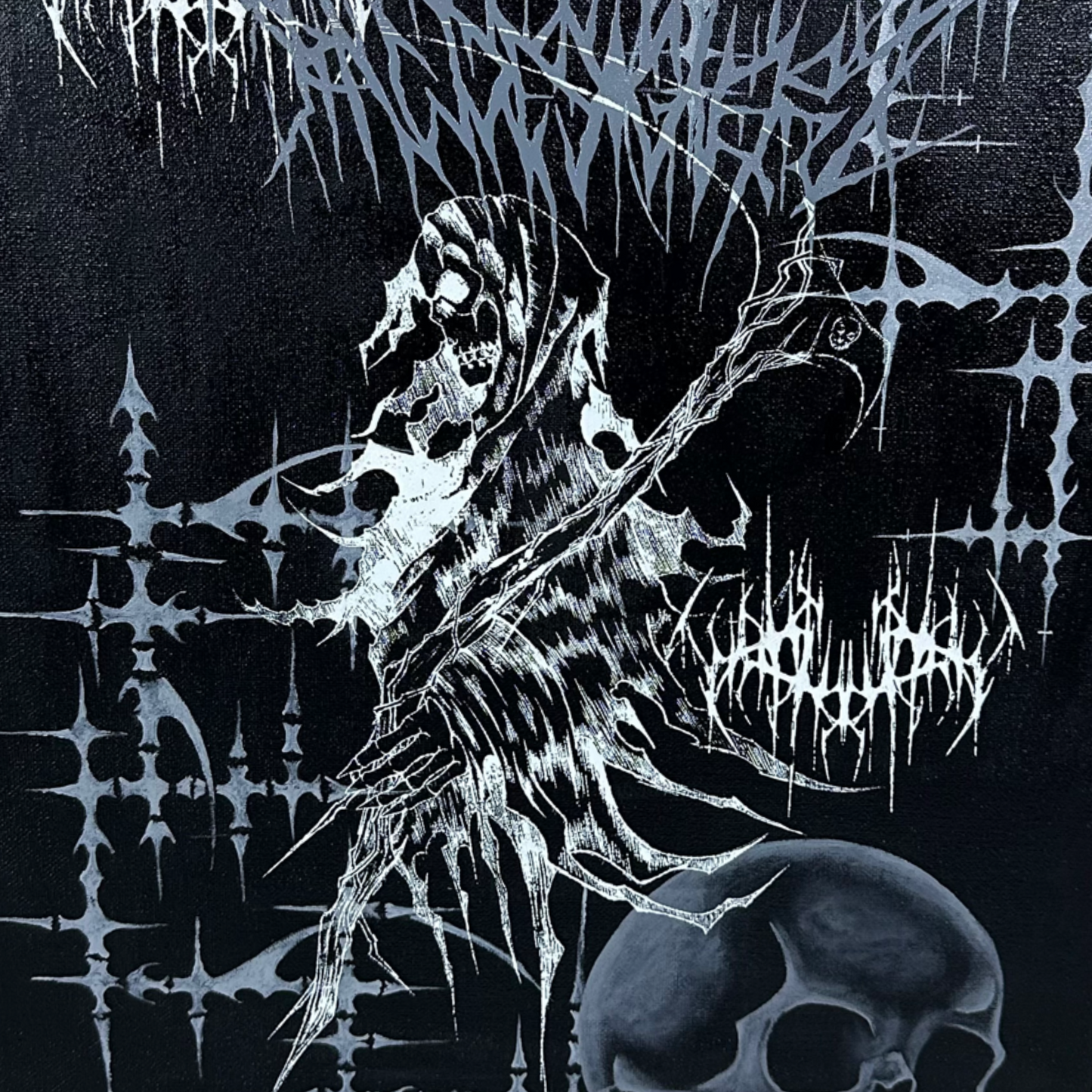 My Teddys Nightmares Painting