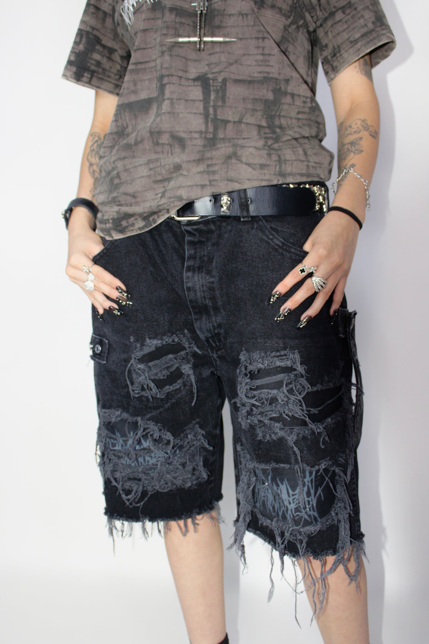 Vandalism Jean Shorts