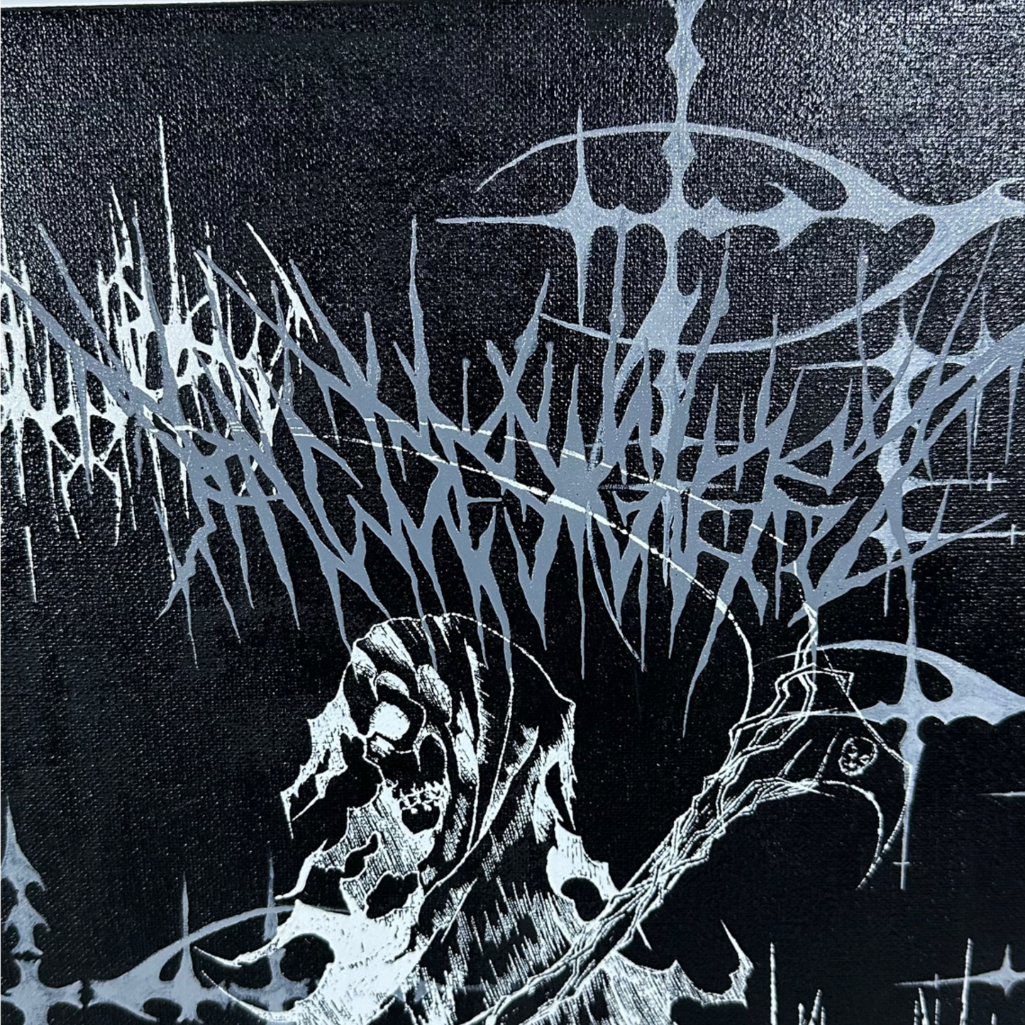 My Teddys Nightmares Painting